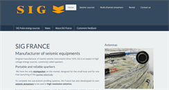 Desktop Screenshot of marine-seismic-equipments.net